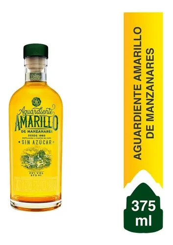 Aguardiente Amarillo de Manzanares 375 ml