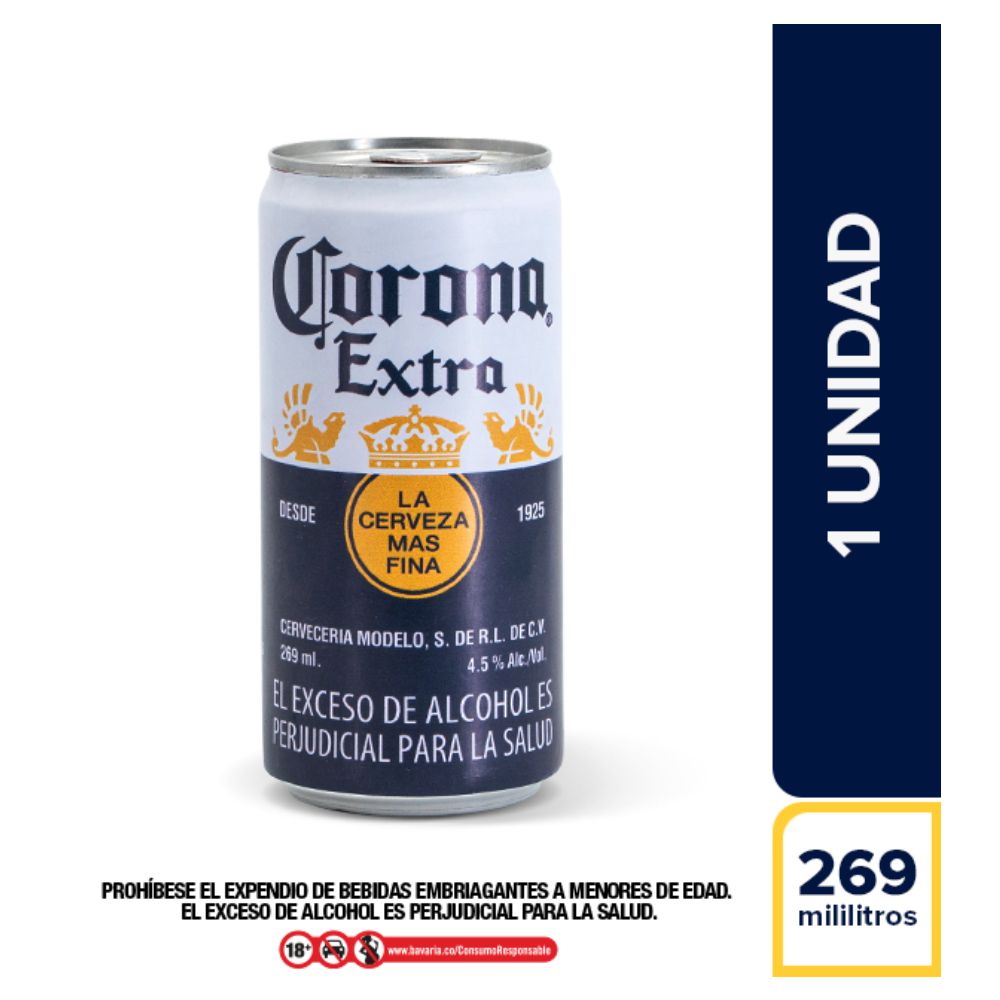 Cerveza Corona Lata
